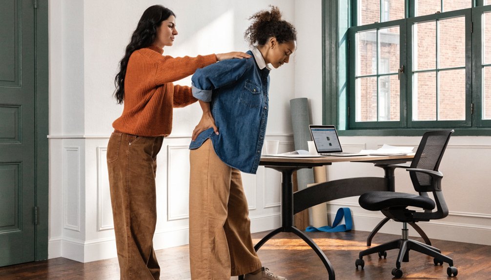 ergonomic desk setup benefits